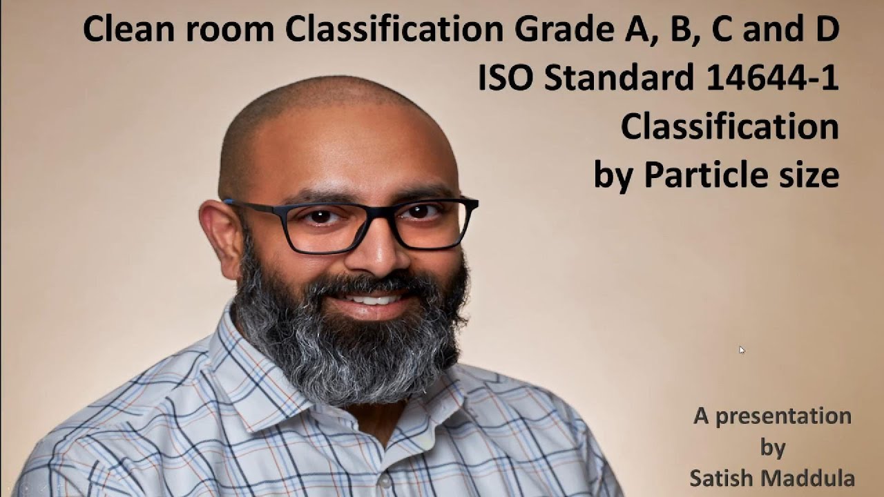 Clean room classification  by particle size concentration  ISO 14644-1, ISO 5, ISO 6, ISO 7, ISO 8