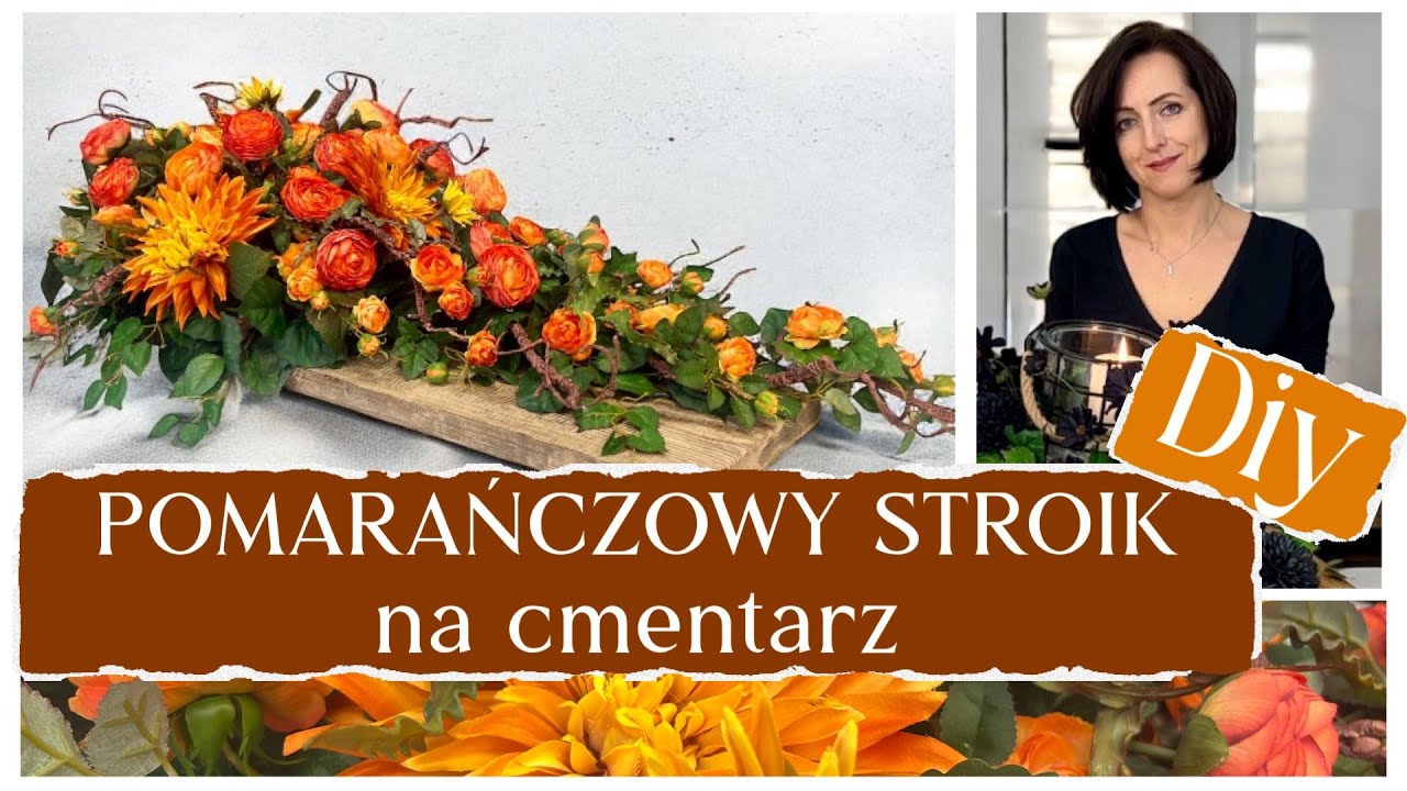 STROIK NA DESCE / DEKORACJA NA CMENTARZ / DIY