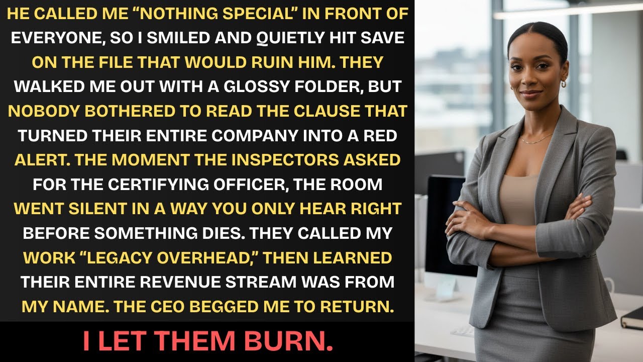 She Was Only A Salary Employee… Until Her Exit Paperwork Set Off a Corporate Chain Reaction