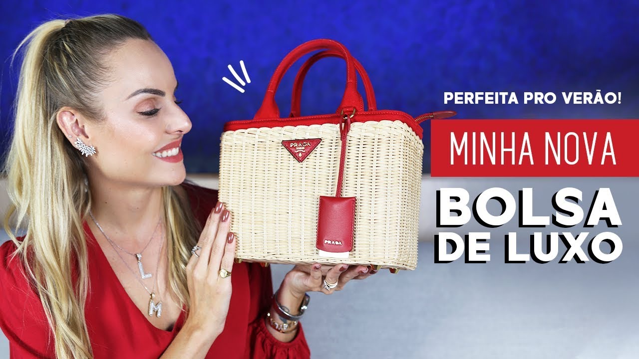 Bolsa PRADA de palha na Farfetch! Quanto custa? Vale a pena? TEM DESCONTO pra vocês | Layla Monteiro