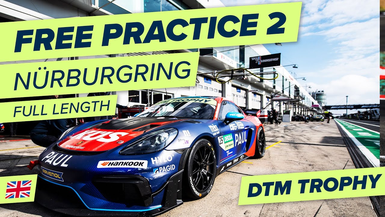 RE-LIVE | 🇬🇧 Free Practice 2 | Nürburgring | DTM Trophy 2022