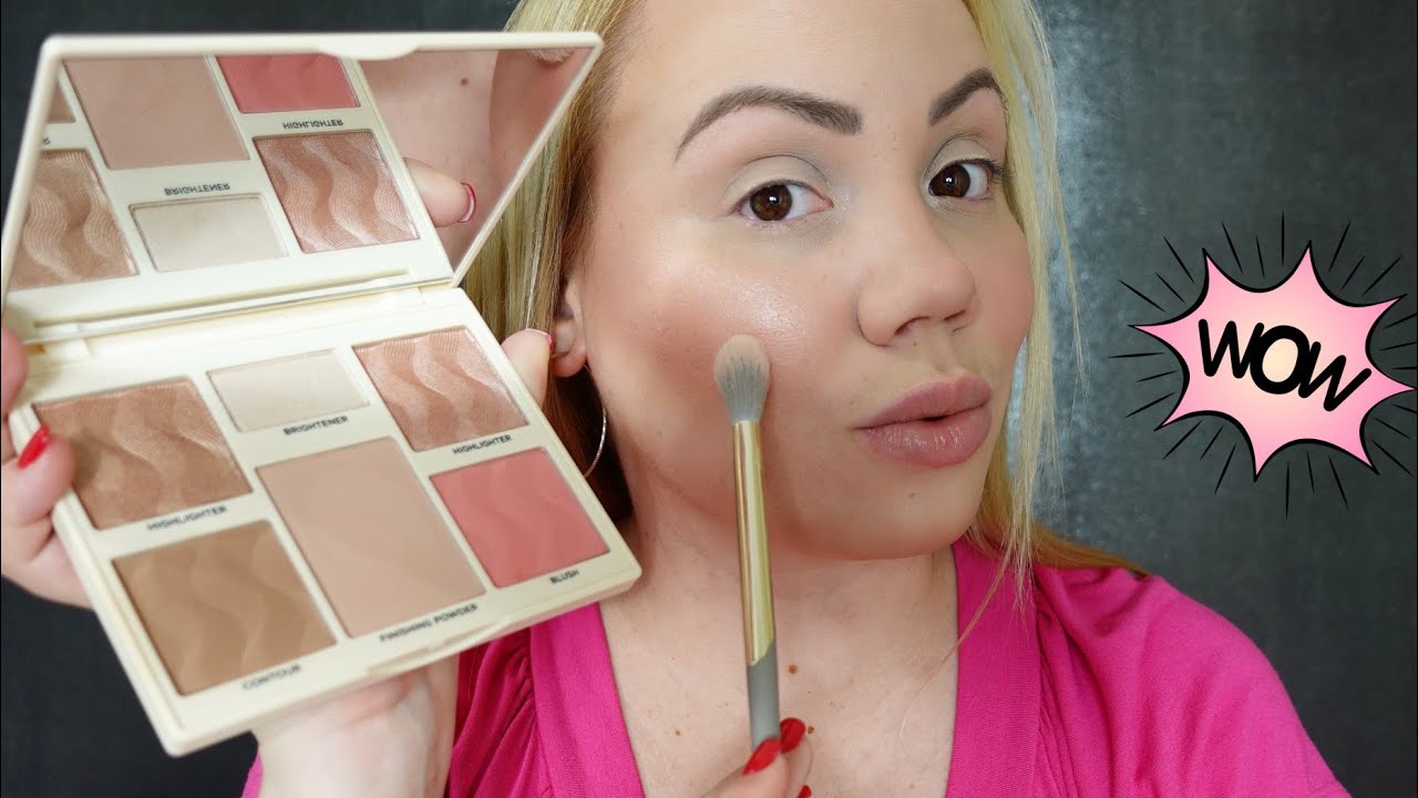 Cover FX (Perfector) Face Palette Review /Swatches/ Try on/ Tutorial 2021 &bull;Light medium&bull;