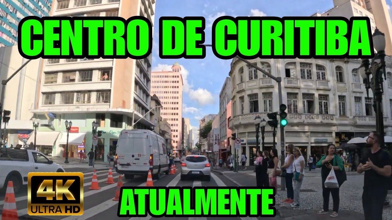DIRIGINDO PELO CENTRO DE CURITIBA 2025 - DIRIGINDO PELAS RUAS DE CURITIBA PARANÁ CONHECENDO