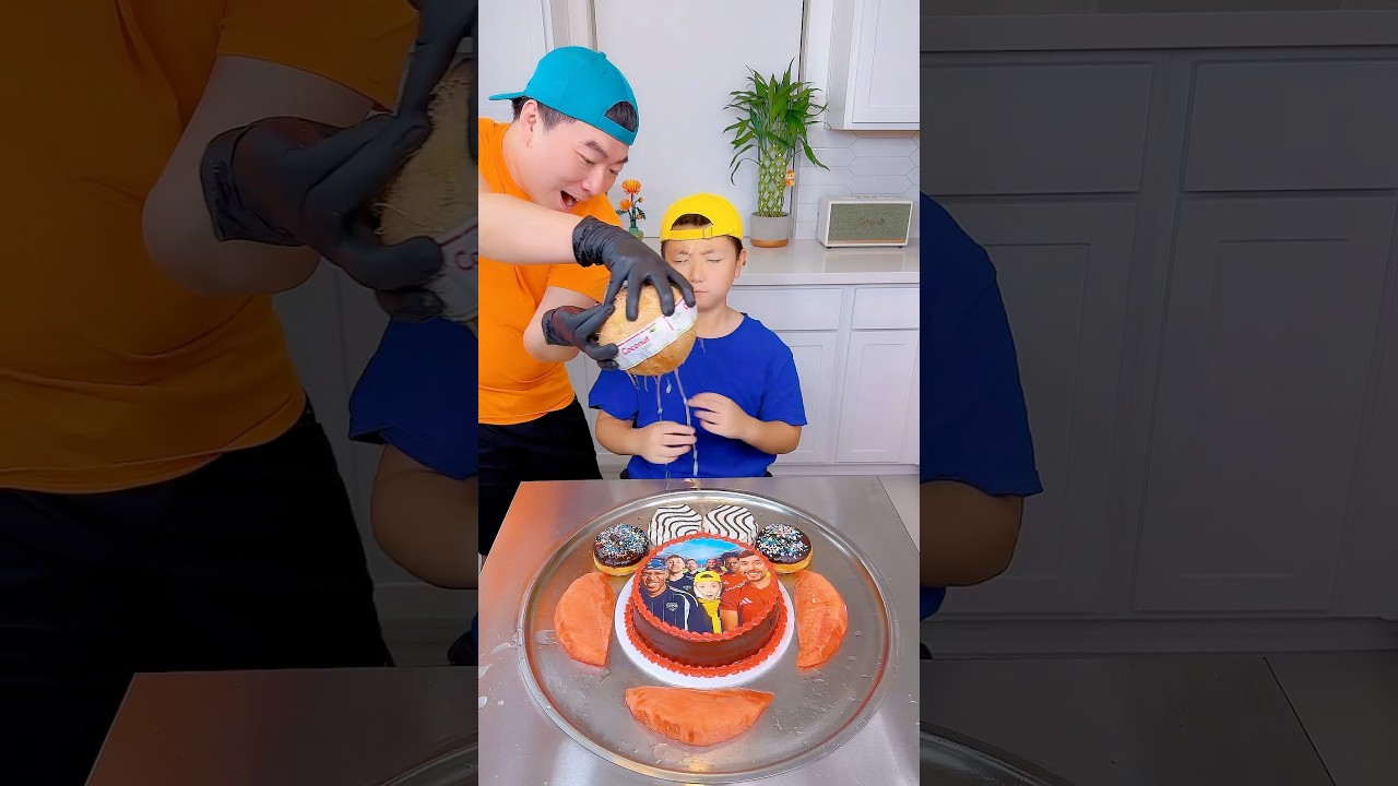 Sidemen charity match cake vs chocolate food ice cream challenge!🍨 #funny by Ethan Funny Family