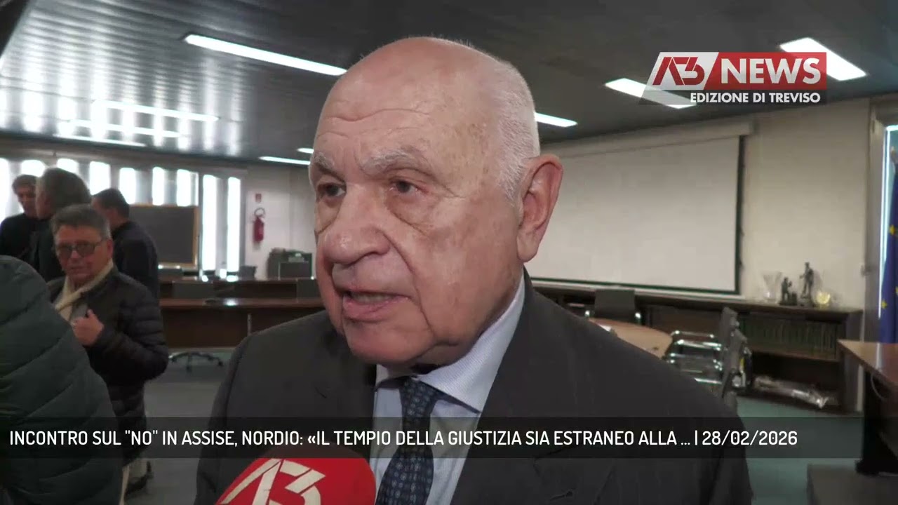 INCONTRO SUL ''NO'' IN ASSISE, NORDIO: «IL TEMPIO DELLA GIUSTIZIA SIA ESTRANEO ALLA ... | 28/02/2026