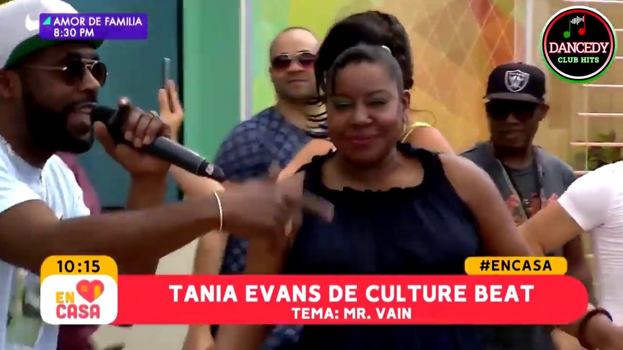 TANIA EVANS DE CULTURE BEAT (VOZ EN VIVO) EN TV LATINA (LIMA PERU) - TECHNO EURODANCE (DANCEDY)