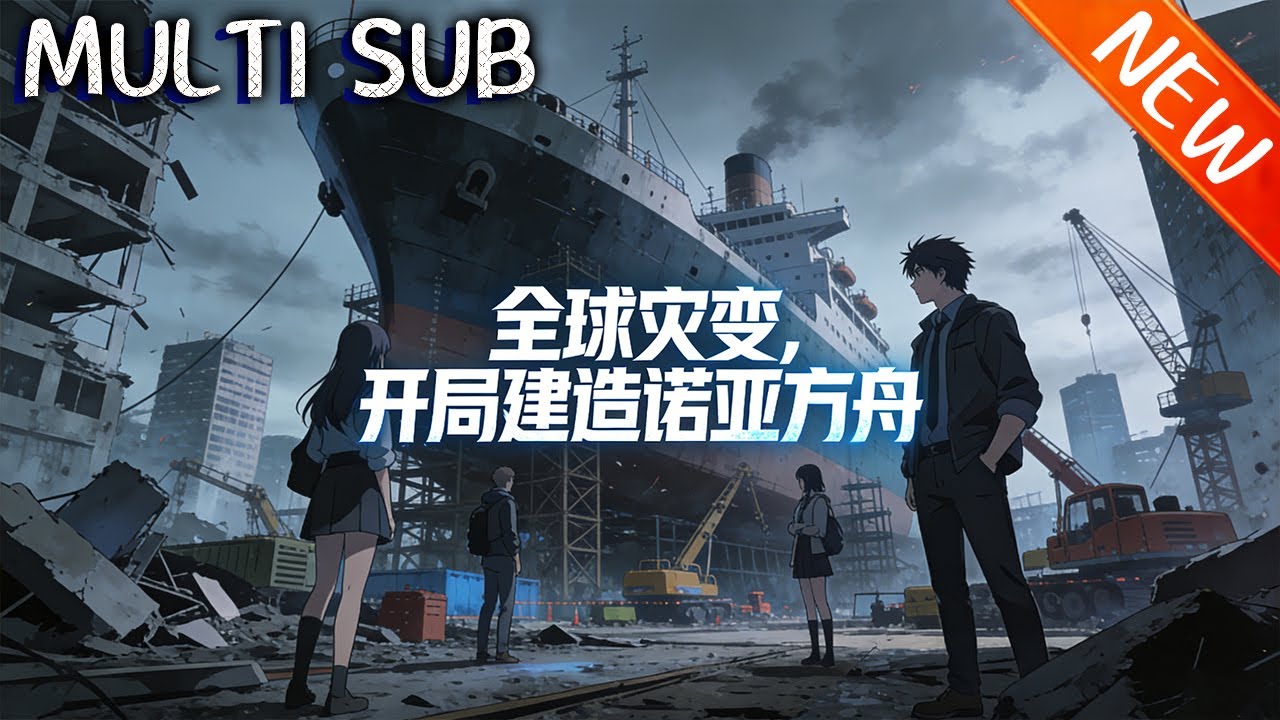💥【新番上线】《全球灾变，开局建造诺亚方舟》秦斌重生末日降临前三，激活生存系统，敛财囤资将货船改科幻方舟，横扫丧尸与异兽危机，率幸存者破冰重建人类文明。#斗破动漫 #逆袭 #战斗 #动漫
