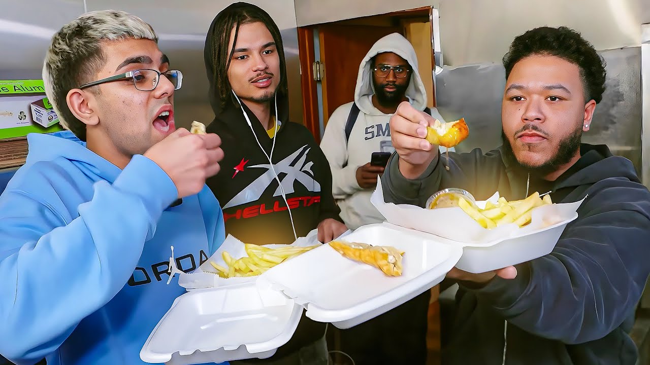 N3on & Peaks Try The BEST Philly Steaks With Jaron 