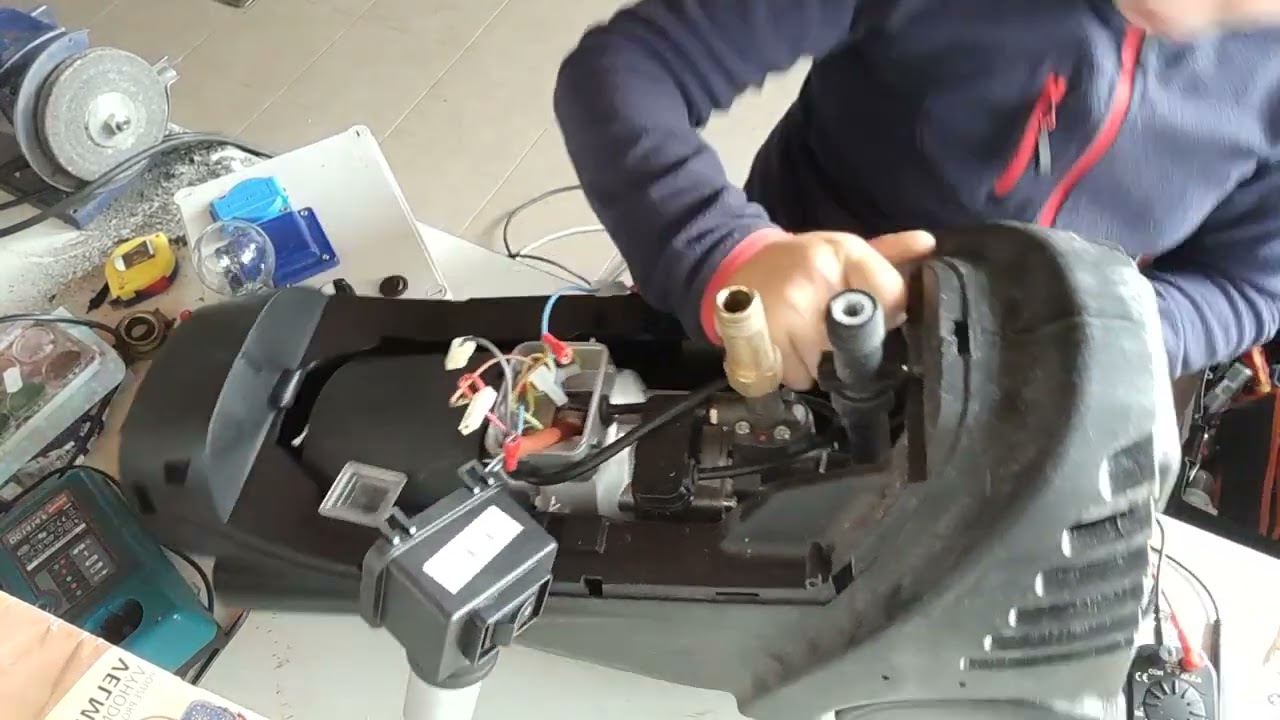 Oprava vysokotlakého čističe (vapky)