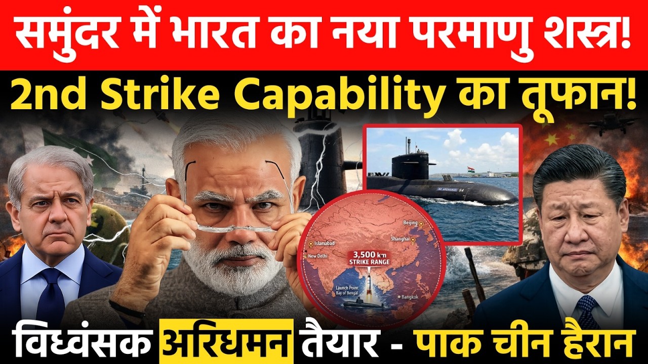 INS Aridhaman Ready — भारत की Second Strike ताकत पर दुनिया की नजर | Indian Navy | China | Pakistan