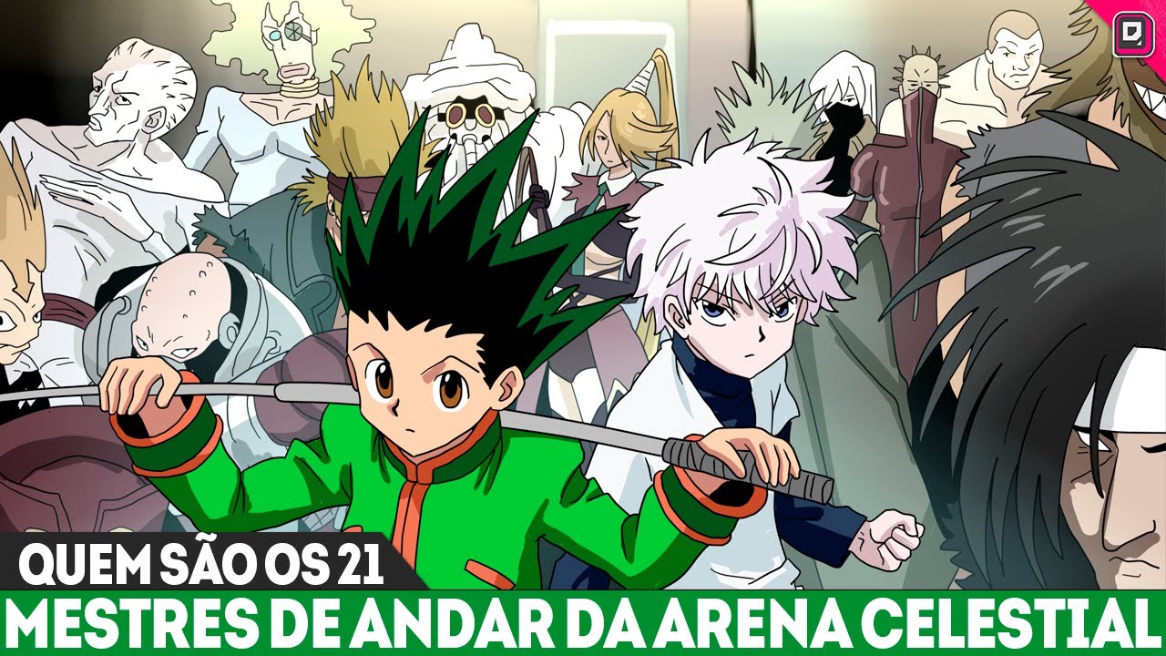 O PICO DE PODER! TODOS OS MESTRES DE ANDAR E A BATALHA OLYMPIA EXPLICADOS! HUNTER X HUNTER