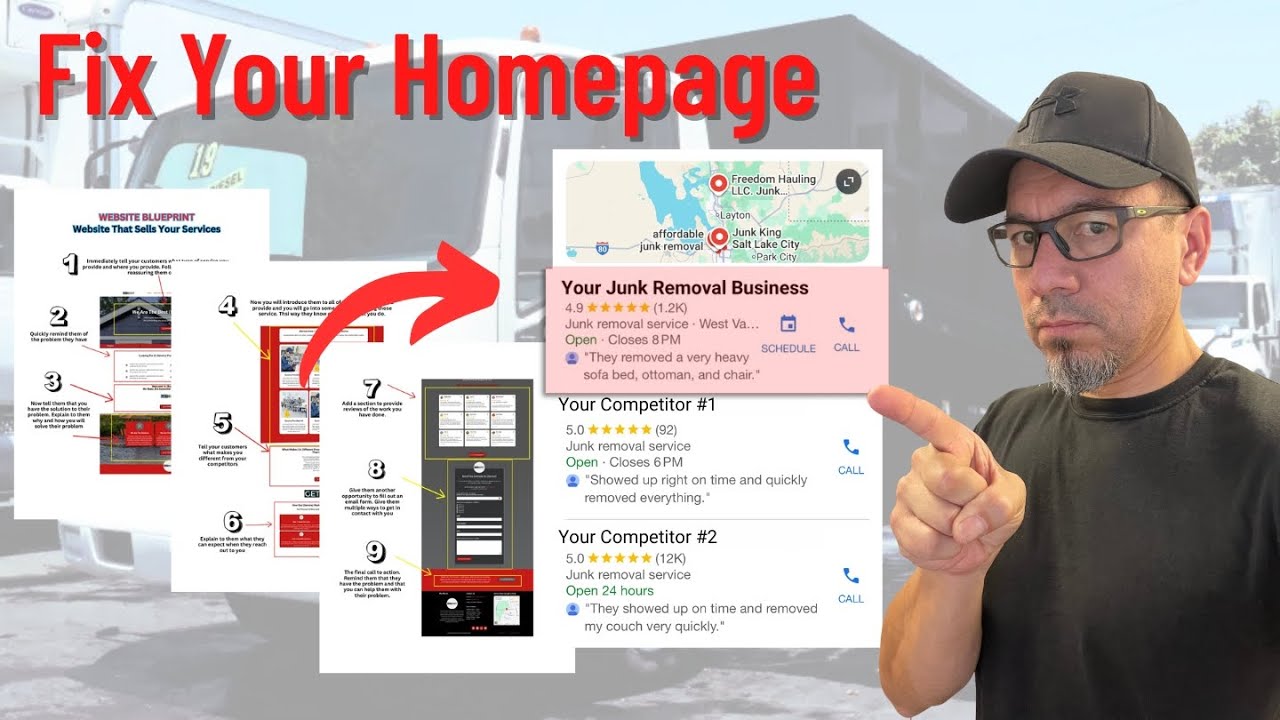 Junk Removal Owners: Fix Your Homepage With This Simple Structure