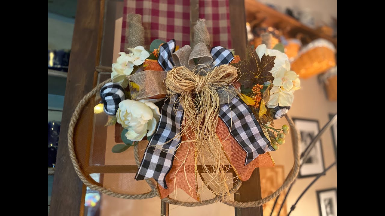 Falloween #1-Let's Create a Fall Wreath with Dollar Tree Supplies~