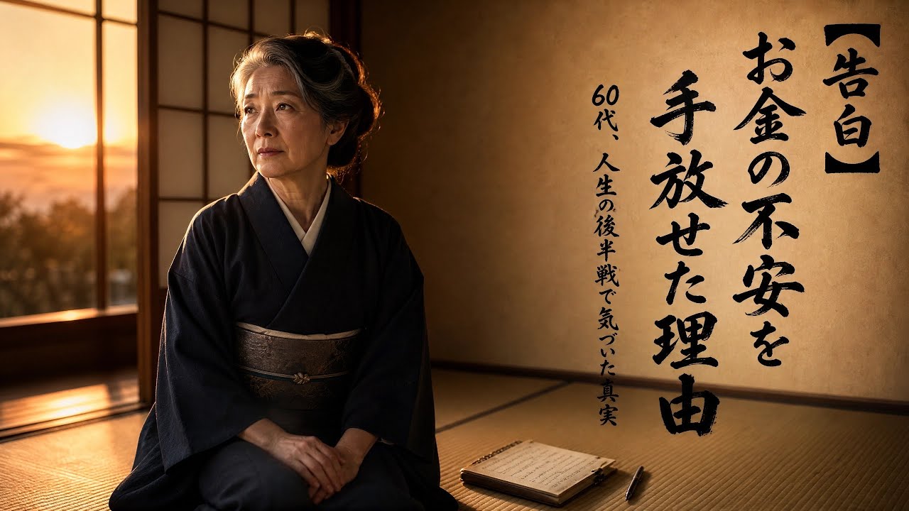 【60代の知恵】お金が巡り続ける人は、出口を美しくする。老後の不安が消える「魔法の口癖」