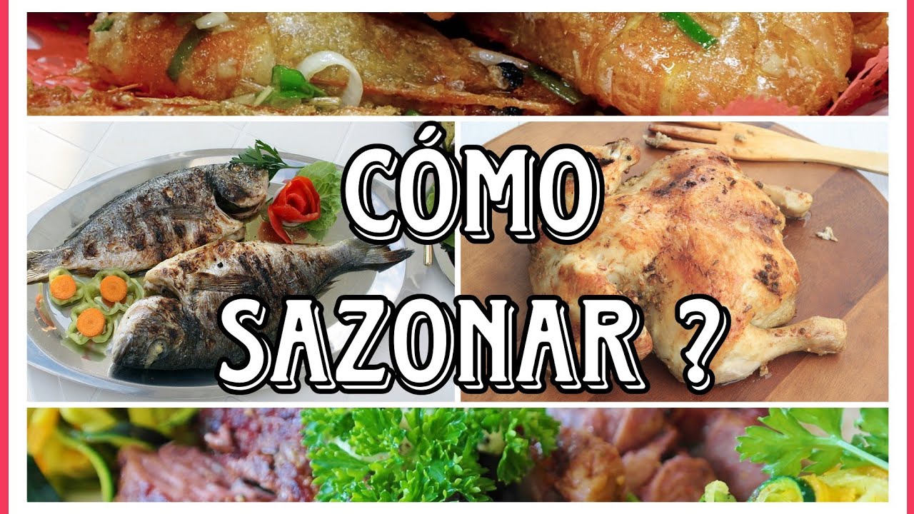 Con qu&eacute; Sazonar ?