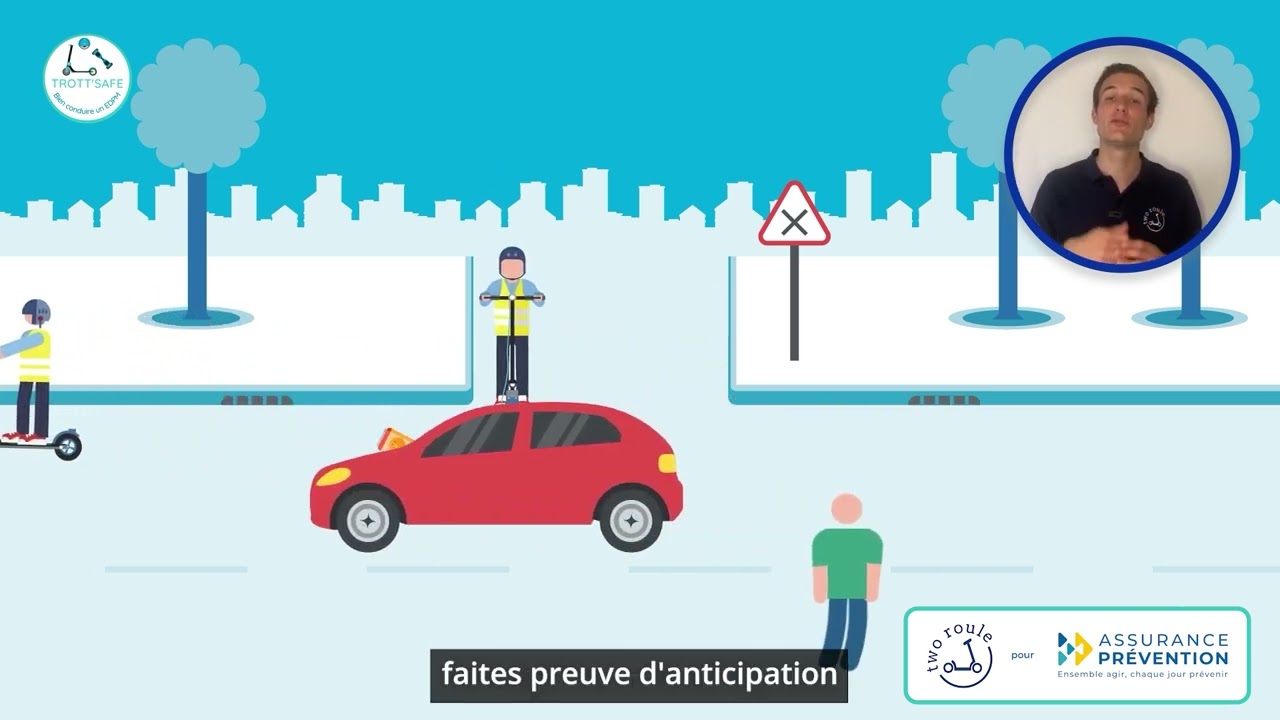 Bonnes pratiques en trottinette électrique / EDPM | Trott'Safe - Assurance Prévention