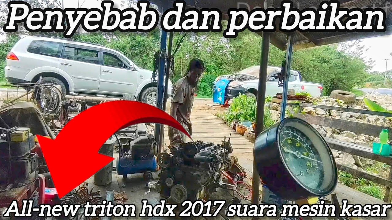 Strada triton 2017‼️penyebab mesin suara kletekan #dieselengine #allnewtriton 