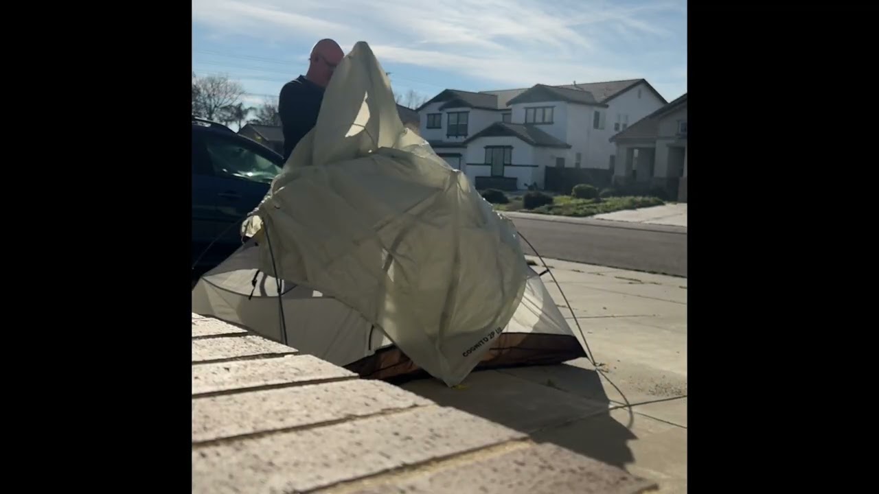 Tent set up 