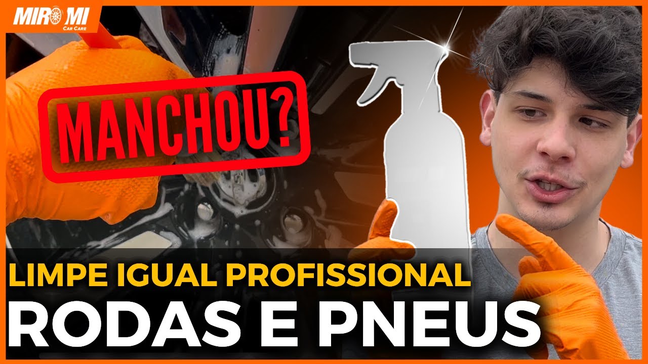 LIMPE RODAS E PNEUS COMO PROFISSIONAL!! Deu ruim??👀😯