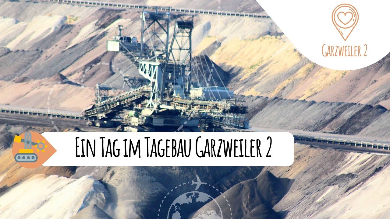 Eine Fahrt im Tagebau Garzweiler 2 - Hambacher Forst - RWE - Kohleabbau - größte Loch der Welt -