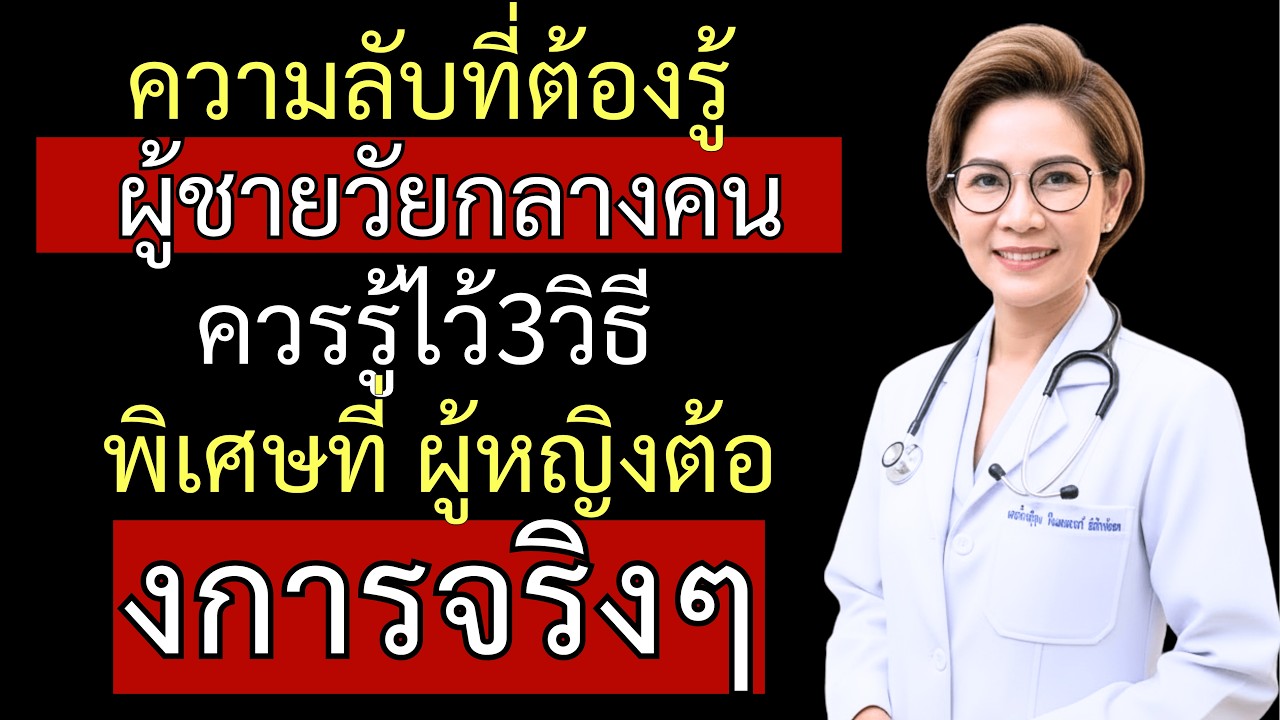 3 ความลับที่ผู้หญิงอยากให้ผู้ชายวัยกลางคนรู้.. เพื่อความสัมพันธ์ที่ดีขึ้นㅣสุขภาพวัยเกษียณㅣชีวิต...