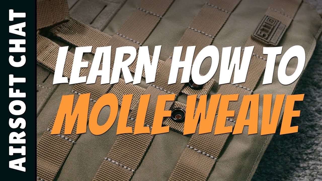 How to MOLLE WEAVE airsoft pouches