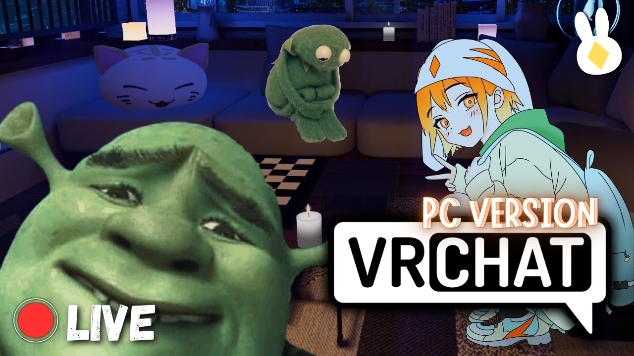 [ENGVT] AN ABSOLUTE DEGEN OF A GAME~! Full of frikin weirdos :3 || VRCHAT PC VERSION || 🐇🔥