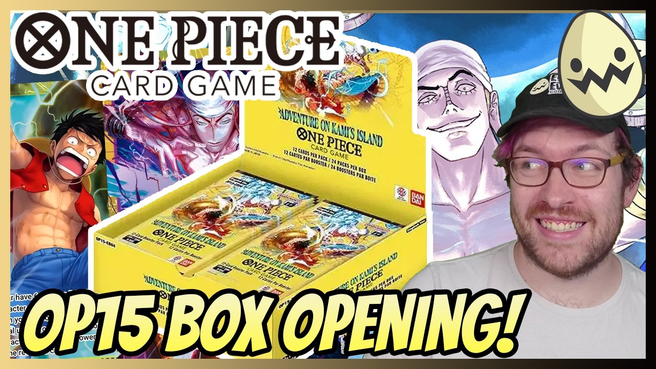 Карточная игра One Piece: Распаковка коробки OP15-EB04!