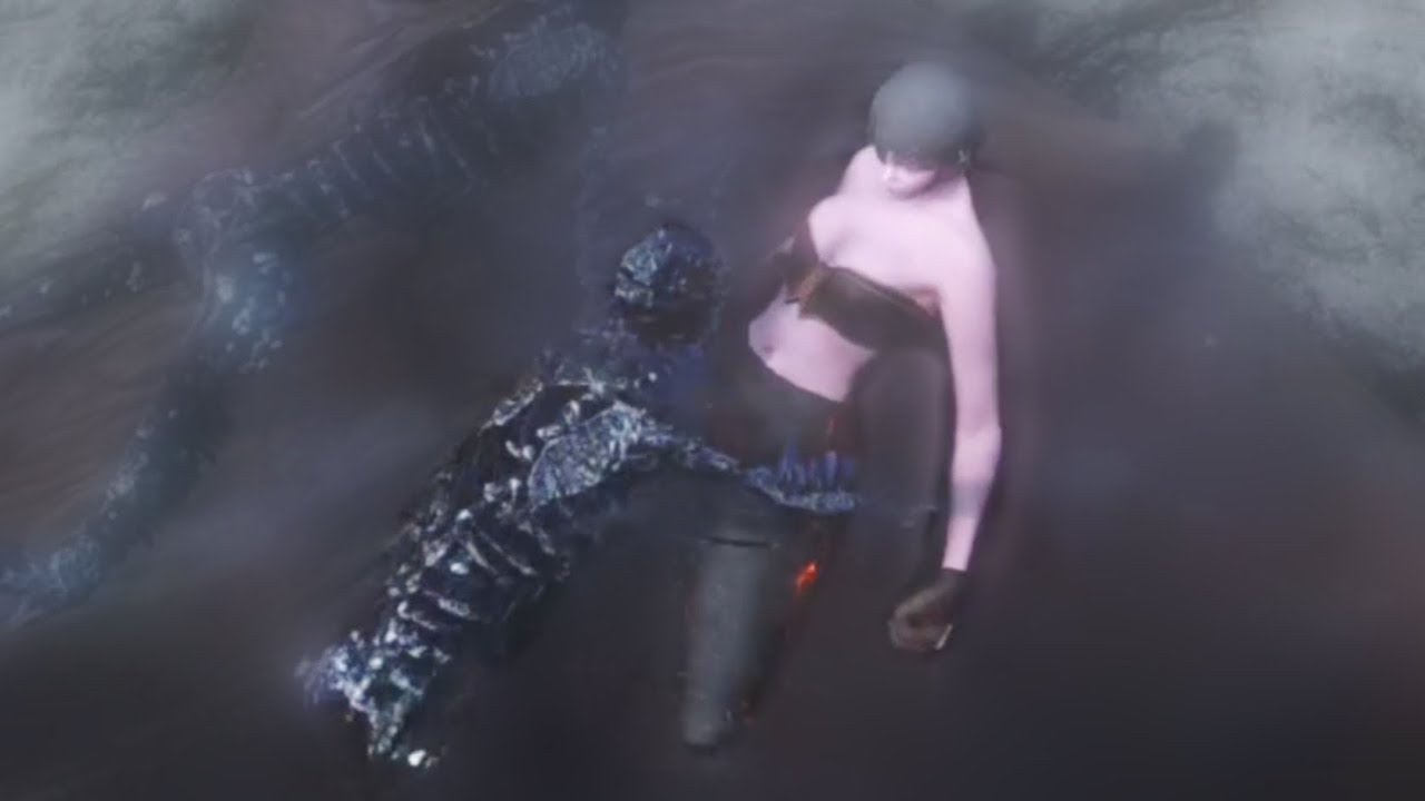 Dark souls 3 Ryona (murkmen fight over heroine)