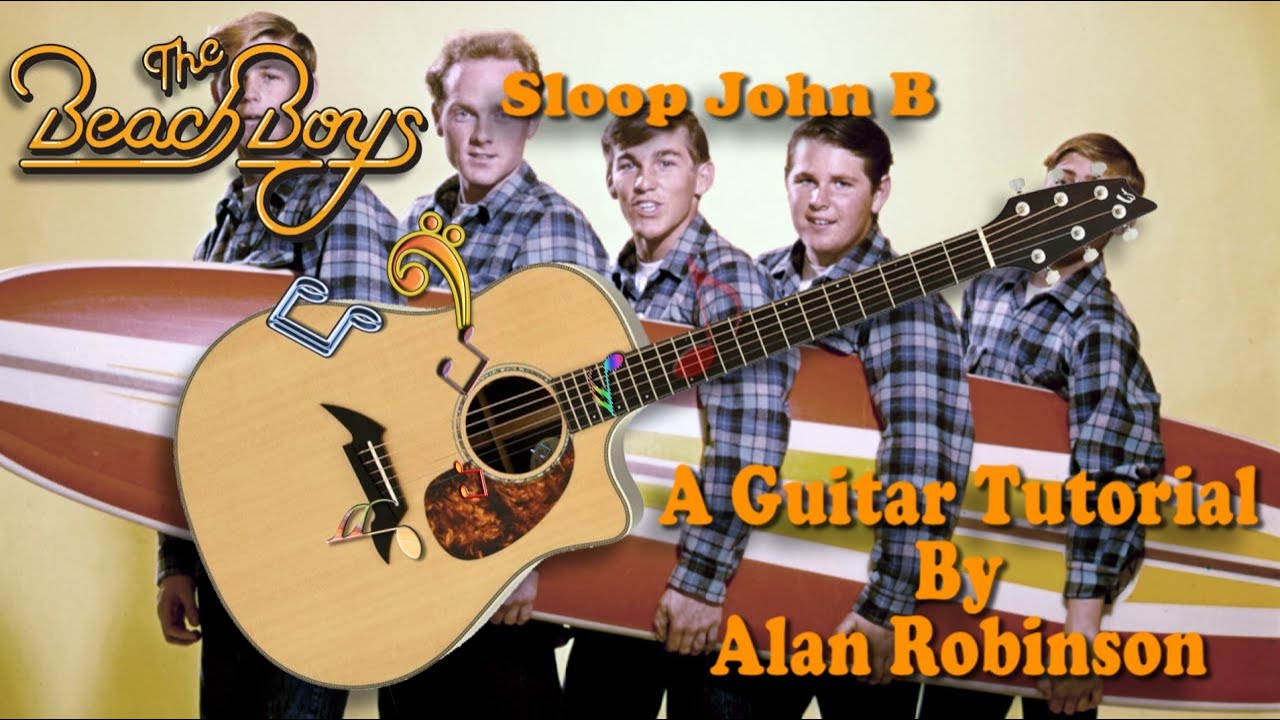Sloop John B - The Beach Boys - Acoustic Guitar Tutorial (easy)