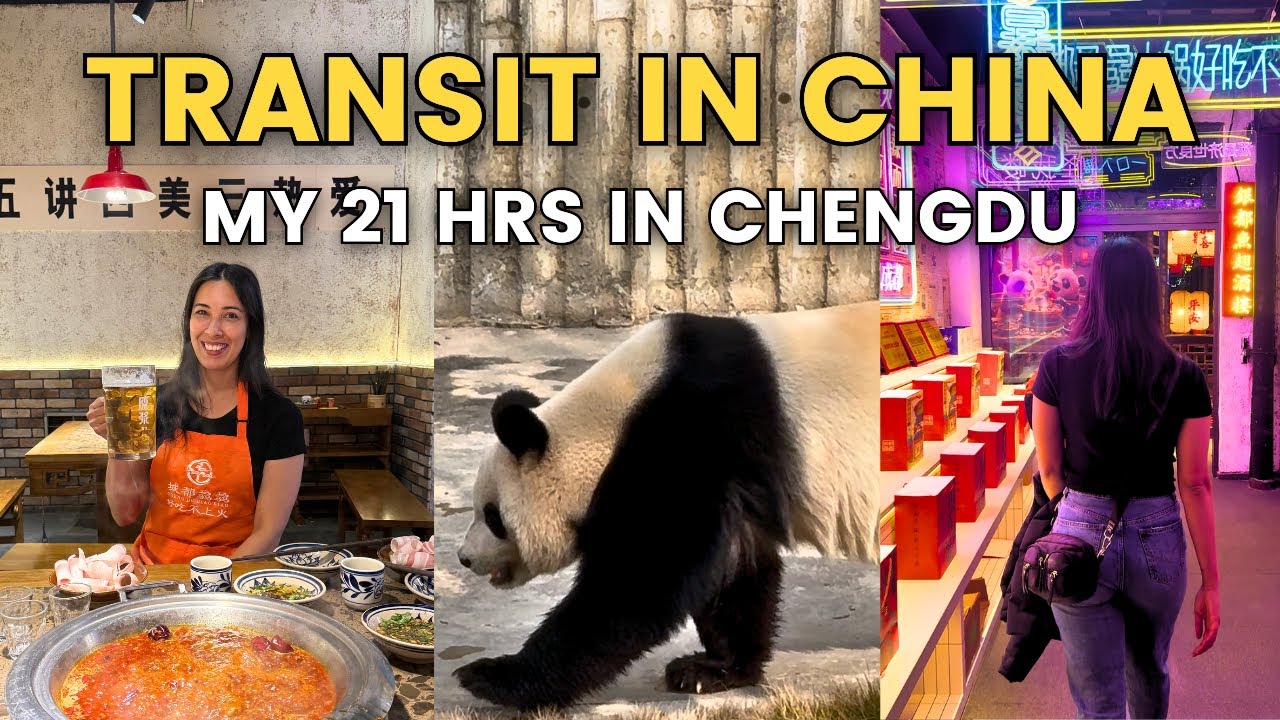 21 Hours Transit in Chengdu, China! Seeing Giant Pandas, Where to Stay, What to Eat!