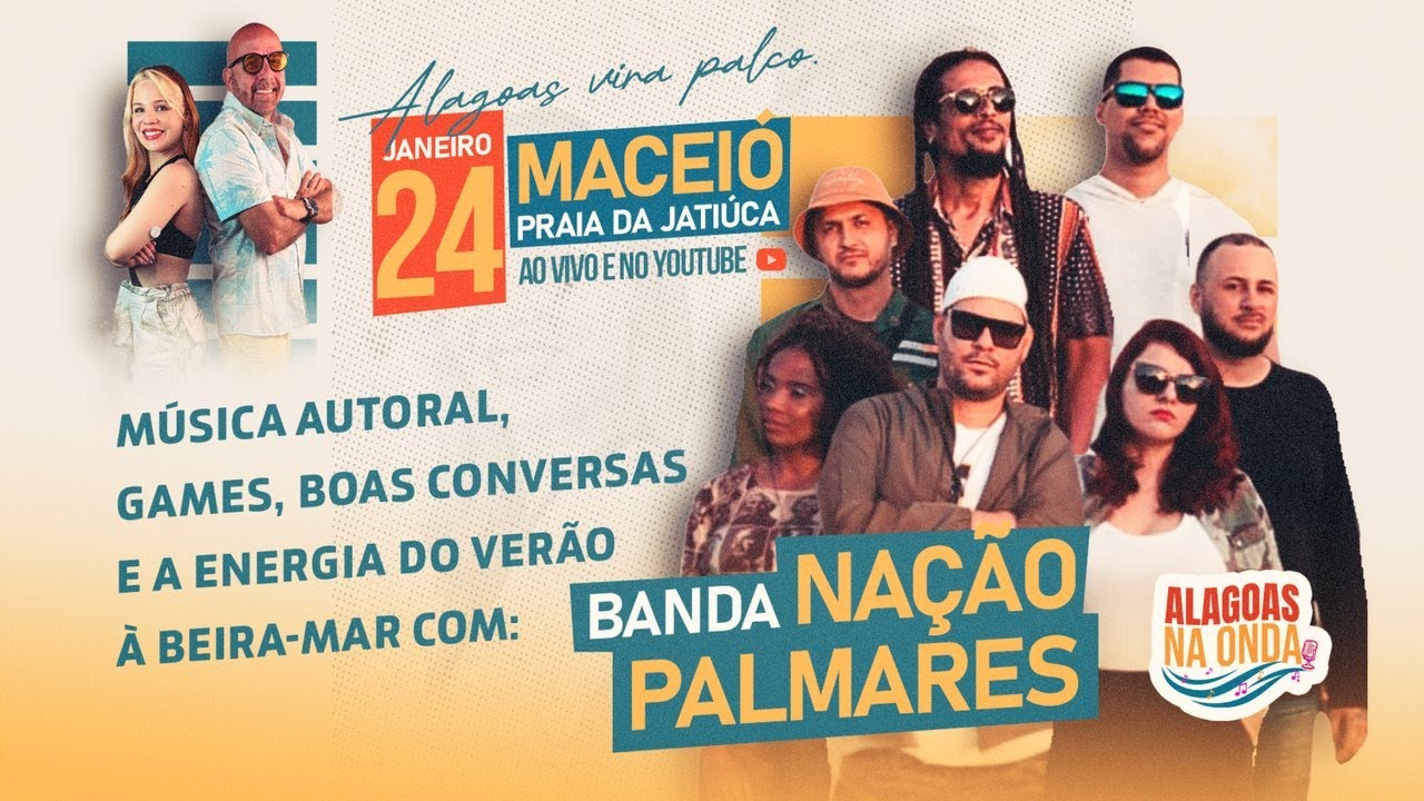 ALAGOAS NA ONDA TALK SHOW 24.01. 2026, COM A BANDA NAÇÃO PALMARES