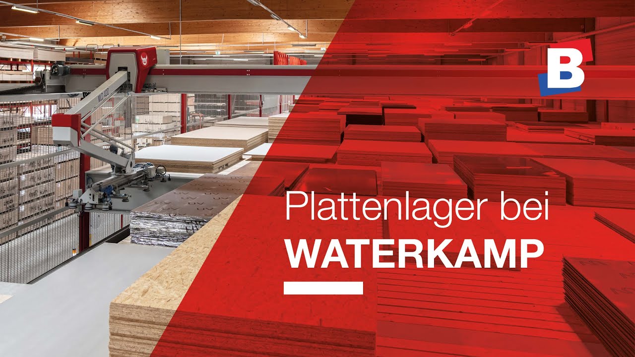 Plattenlager bei WATERKAMP - Becker Automatisierungssysteme