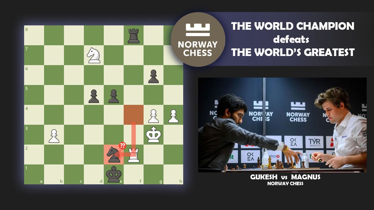 Gukesh beats the GOAT | Norway Chess 2025