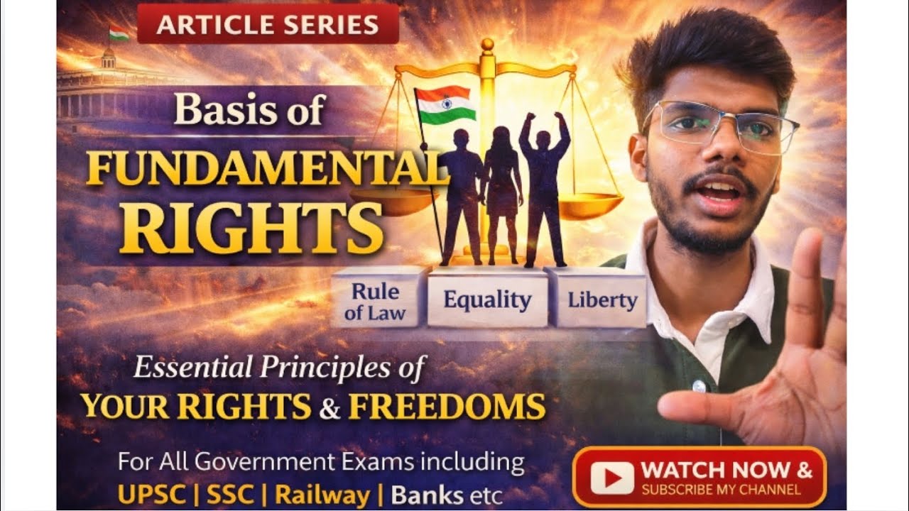 Fundamental #Rights basics | #upsc #prelims #articles ##ssc #GovernmentExams 