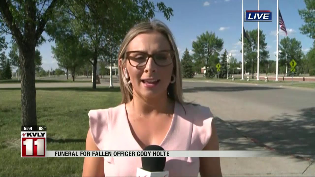 News   Funeral For Fallen Officer Cody Holte   6PM Update