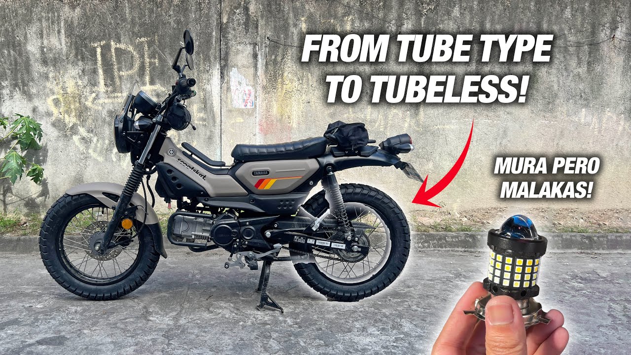 Raw Vlog | Palit headlight + Tubeless tires for Yamaha PG-1 | Ange Salasiban
