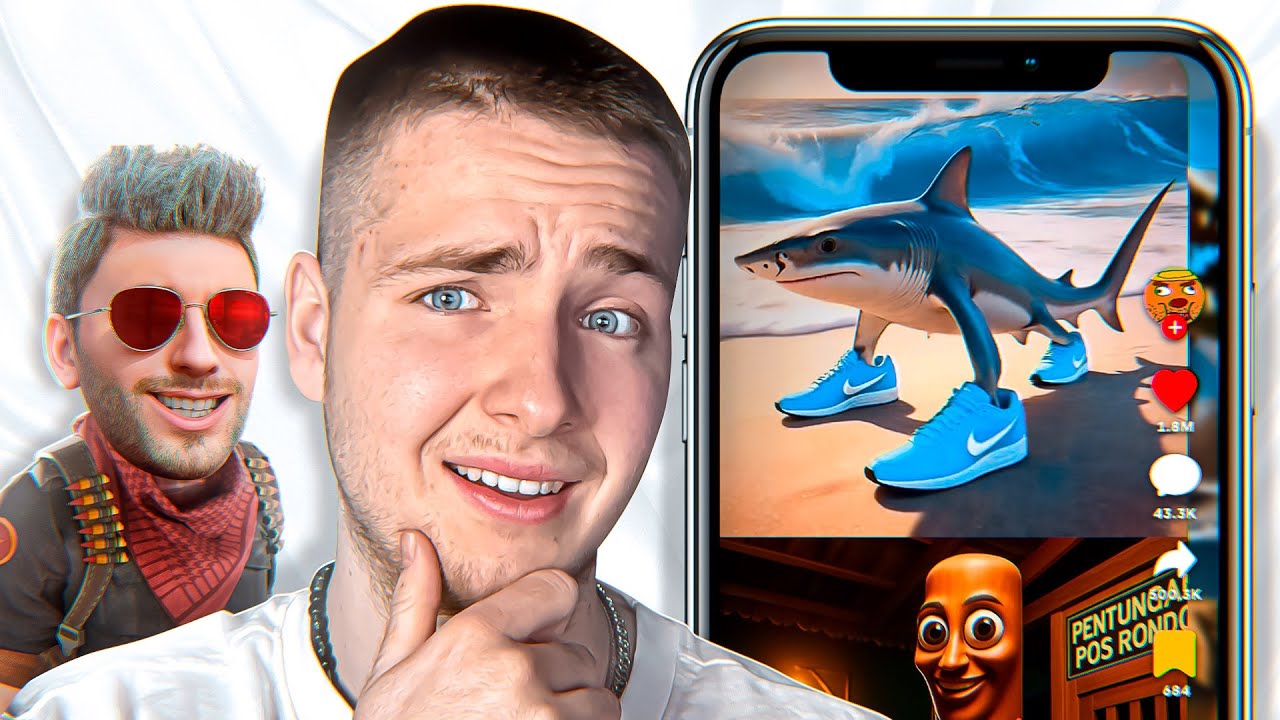 💎▶️ Reakcja YOUTUBER&Oacute;W na NAJWIĘKSZE BRAINROT!!!