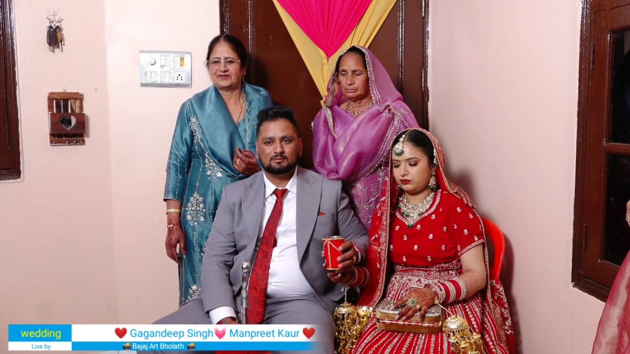 Wedding ceremony of- Gagandeep Singh weds Manpreet kaur