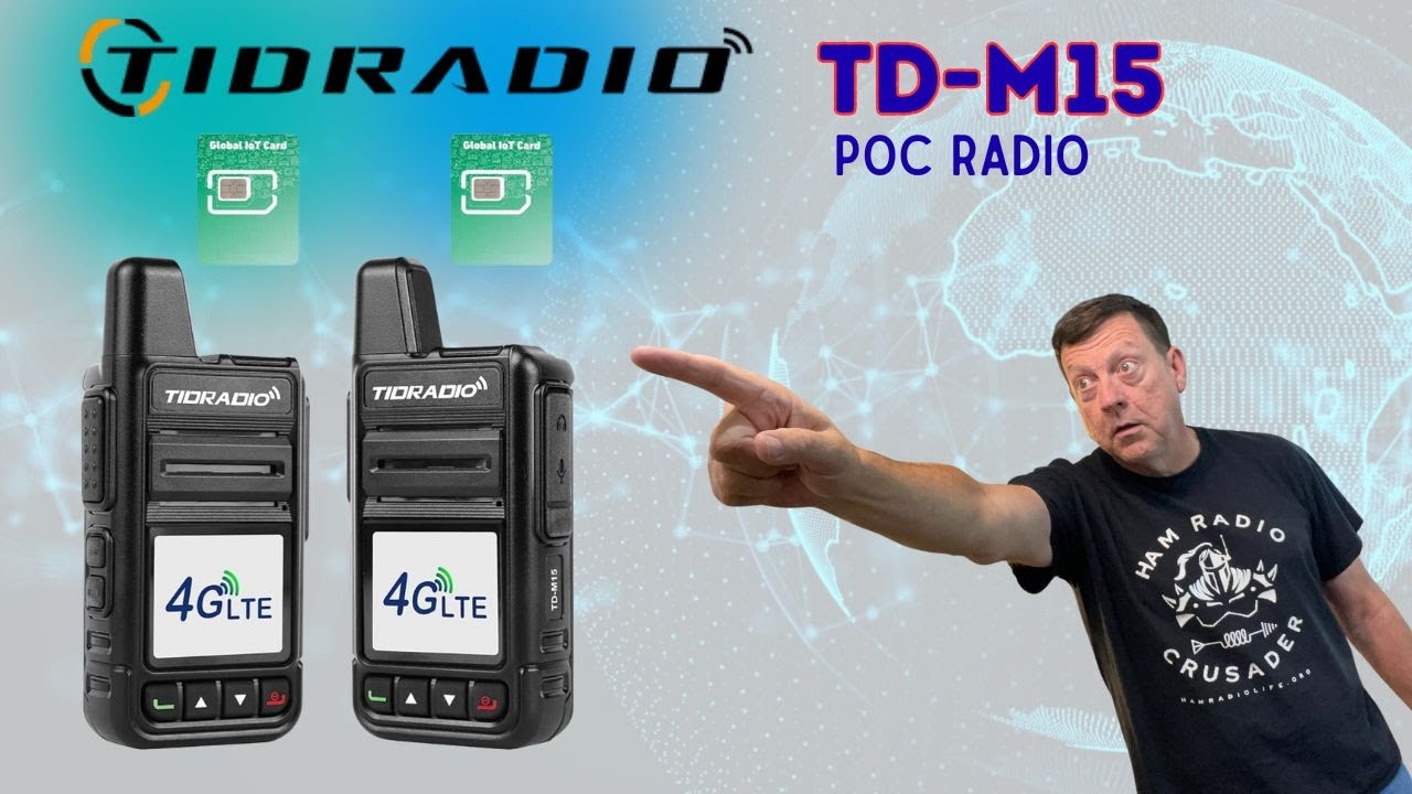 Обзор радиостанции TIDRADIO TD-M15 POC