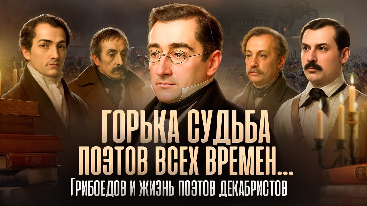 Русский поэтоцид: судьбы Грибоедова, Рылеева, Кюхельбекера, Бестужева (Марлинского) и Одоевского