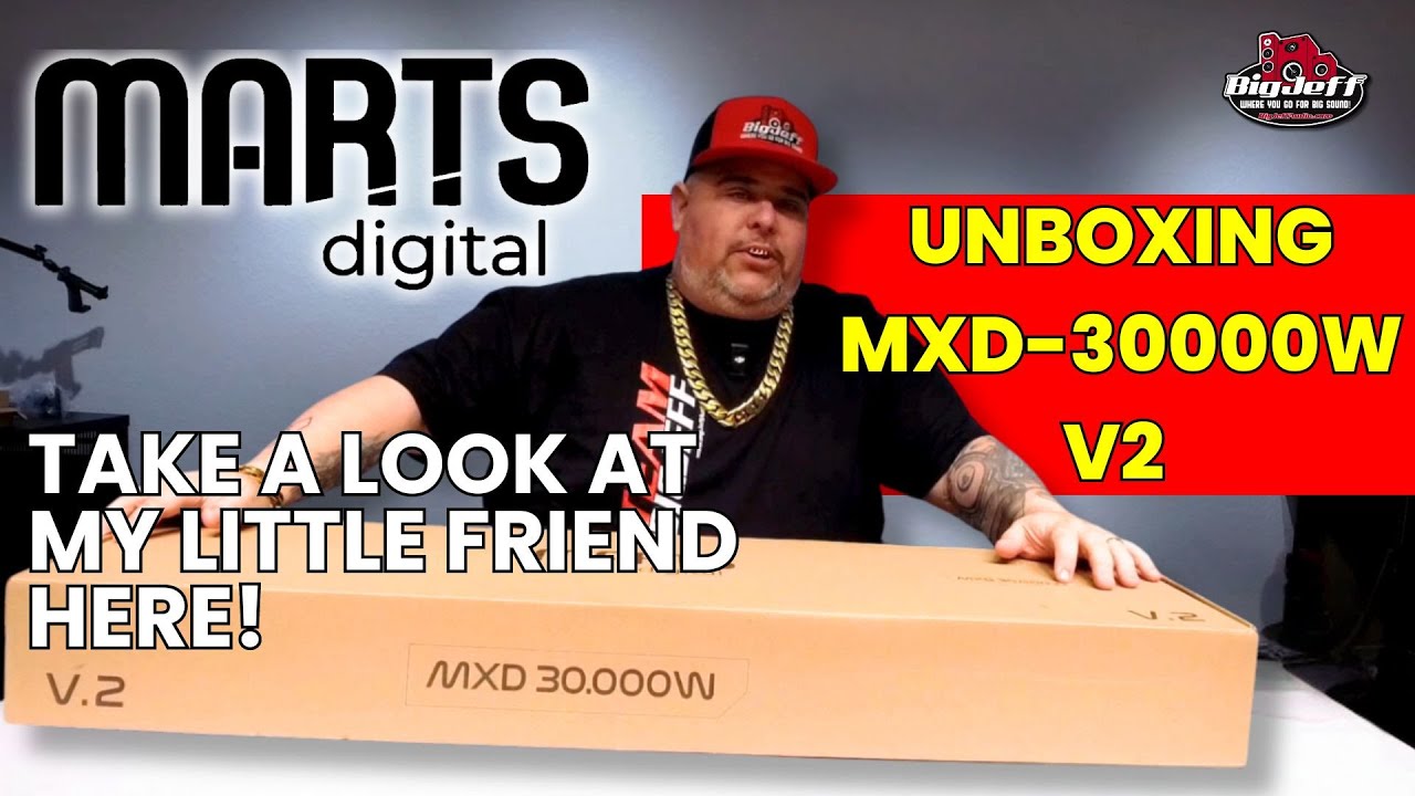 Unboxing a 30 Thousand Amplifier! The NEW Marts Digital MXD-30000W-1-V2 is here! Check it out!