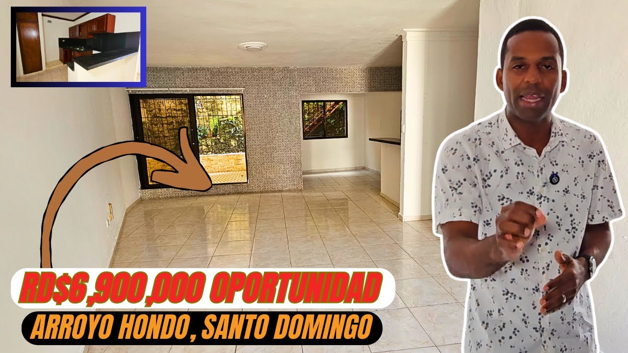 VENDO APARTAMENTO RD$6,900,000 | LOMAS DE ARROYO HONDO | SANTO DOMINGO | INVIERTE EN SANTO DOMINGO