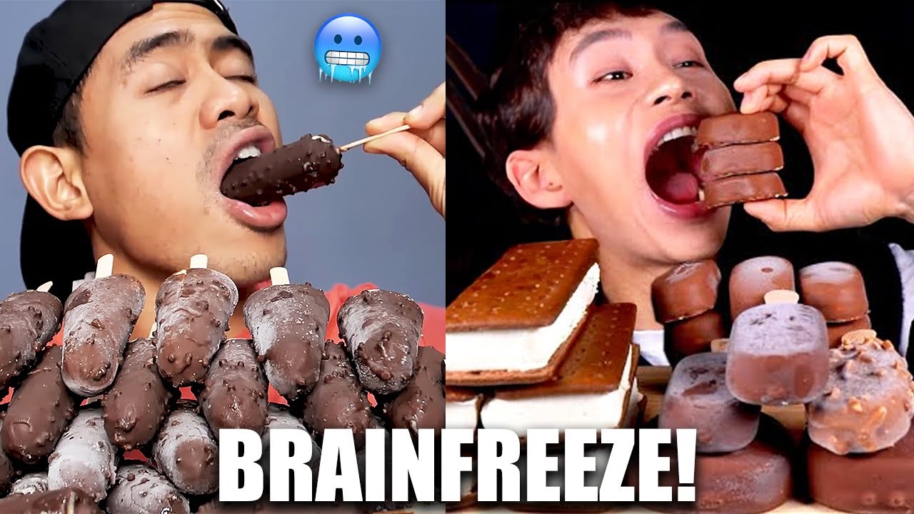 mukbangers vs BRAINFREEZE 🥶