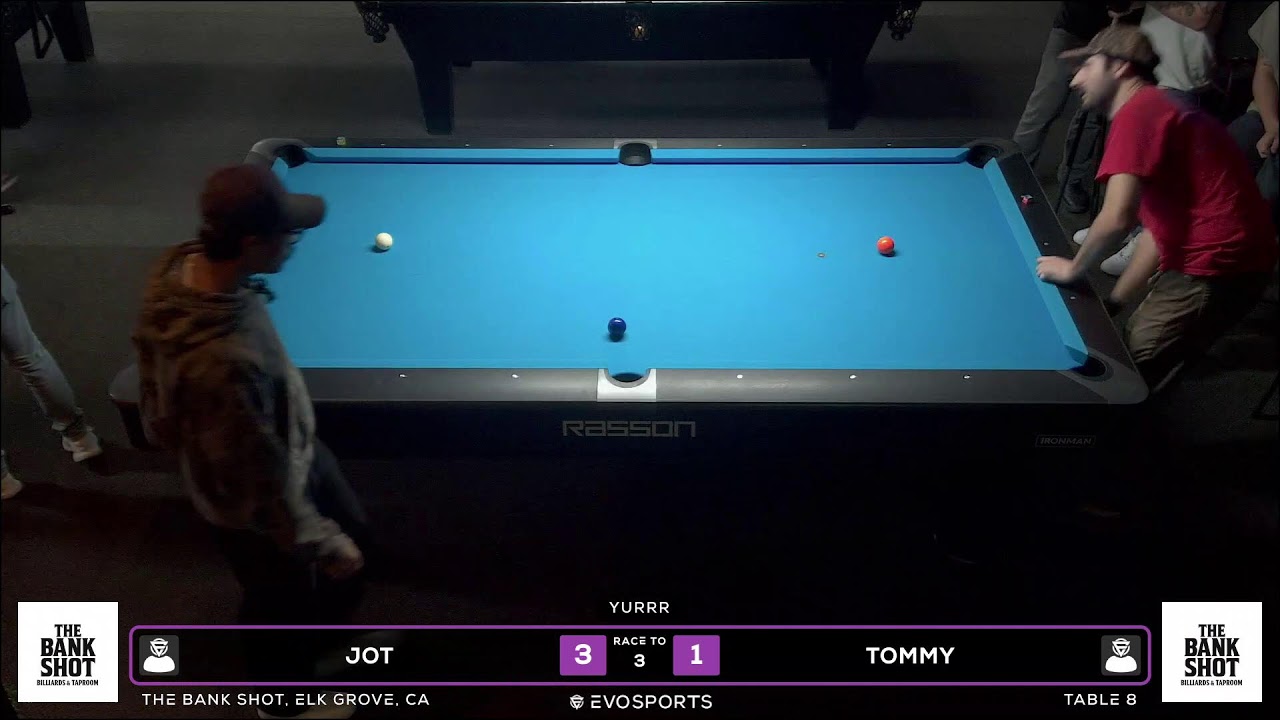 JOT vs TOMMY - THE BANK SHOT - TABLE 8 | EvoSports