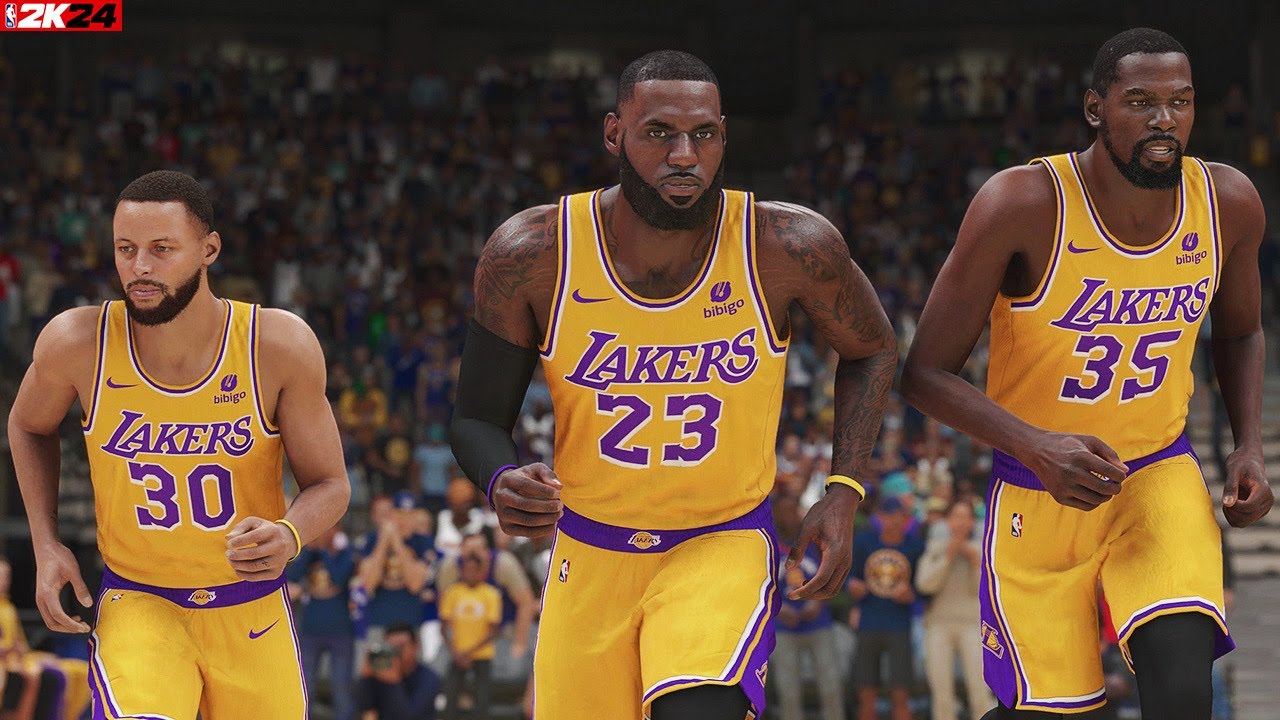 What if LeBron, Curry, and KD played together in the NBA?! (2K24 Simulation)