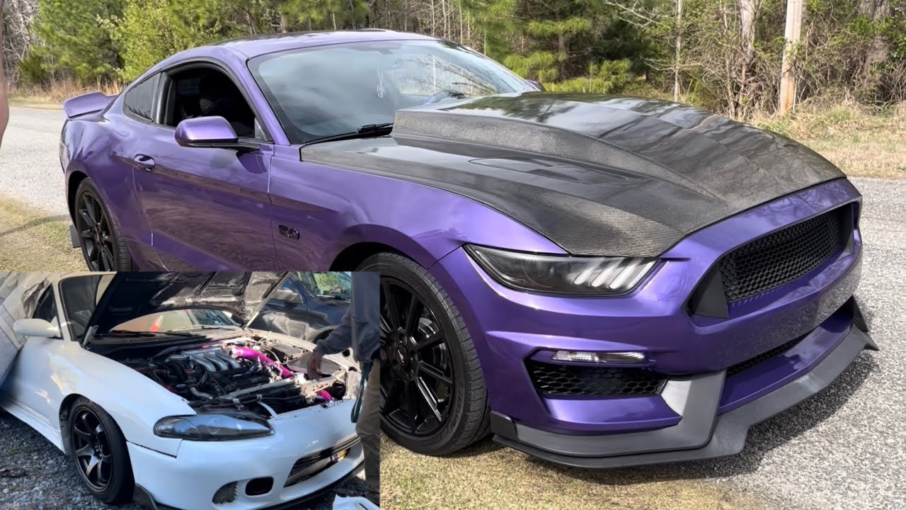 Услышав звук этого Mustang GT, я стряхнул пыль со своей турбированной MX6.