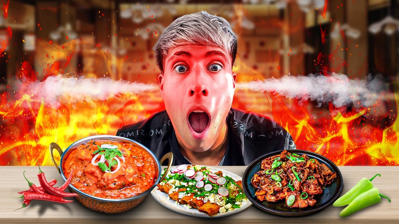 Probé la COMIDA más PICANTE 🥵🌶️