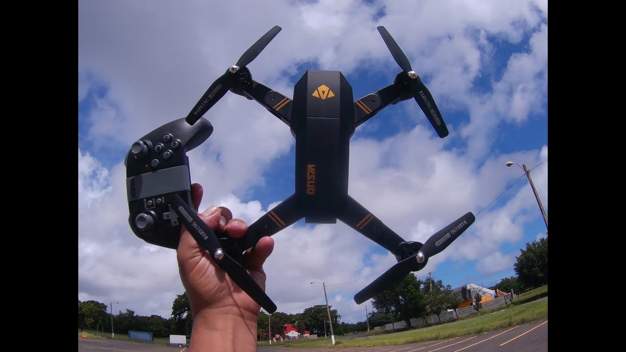 VISUO XS809HW DRONE FPV , Vuelo , Funciones y Camara (GearBest)