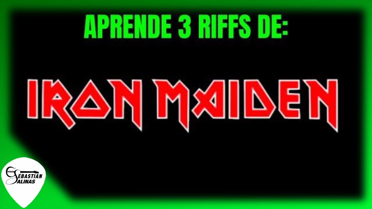 3 RIFFS de IRON MAIDEN en guitarra (¡Apréndelos HOY!) 2024